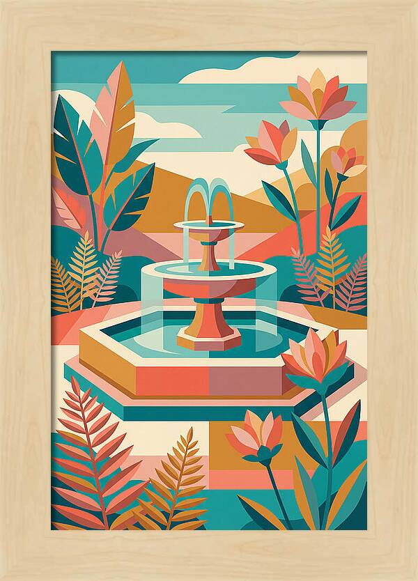 Tranquil Garden Fountain