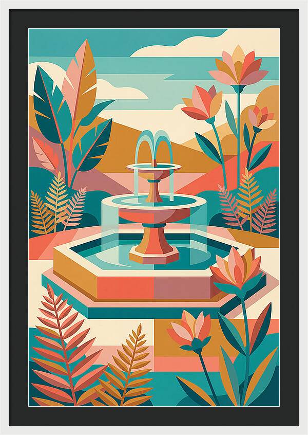 Tranquil Garden Fountain