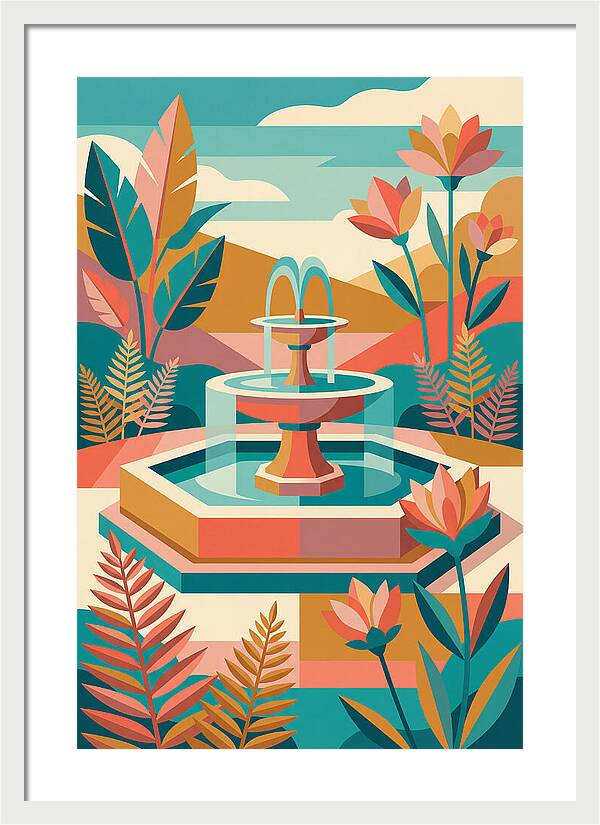 Tranquil Garden Fountain