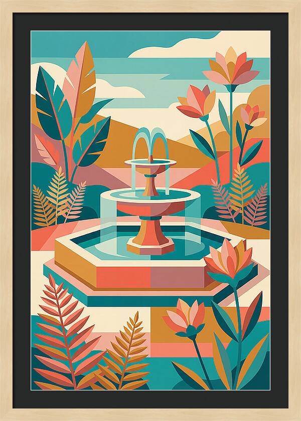 Tranquil Garden Fountain