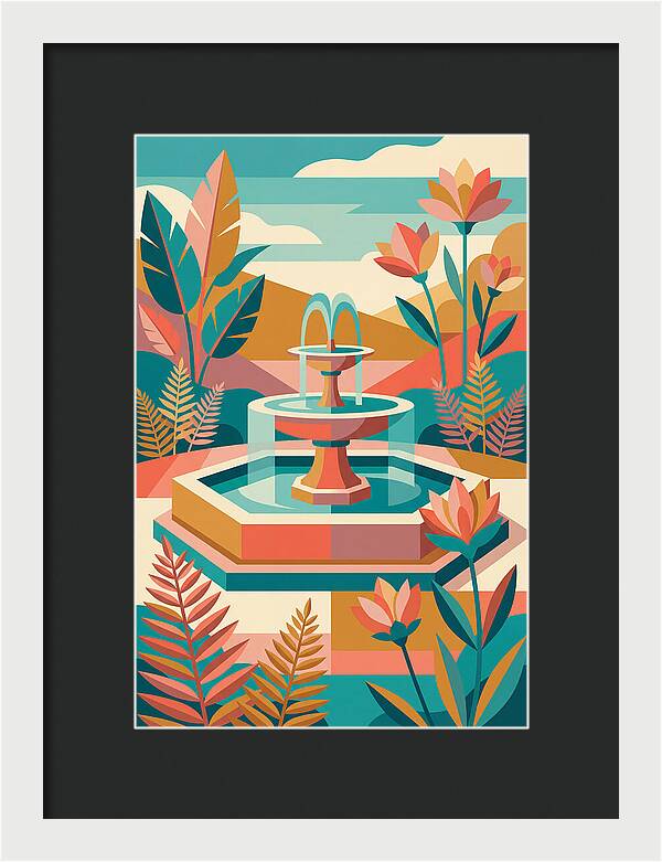 Tranquil Garden Fountain