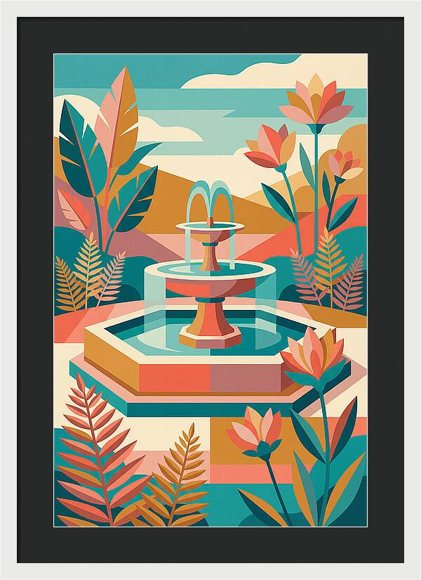 Tranquil Garden Fountain