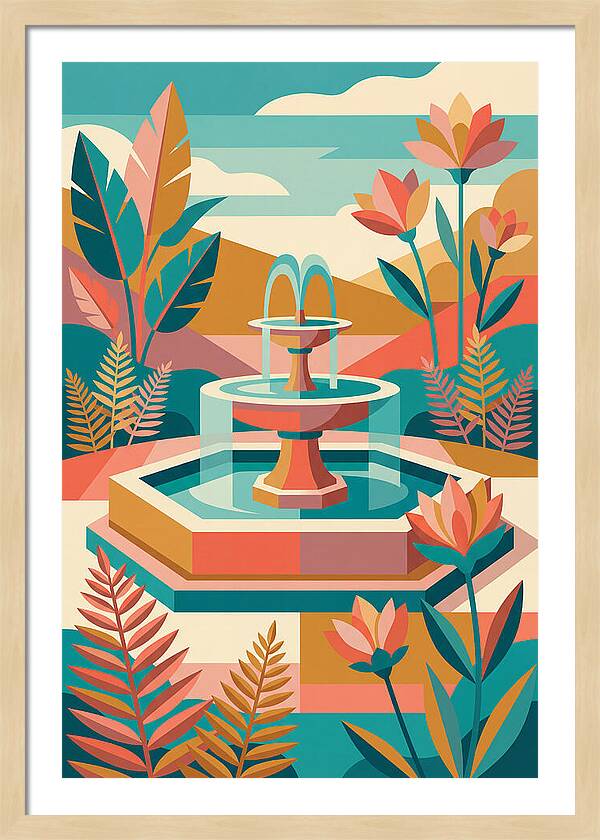 Tranquil Garden Fountain