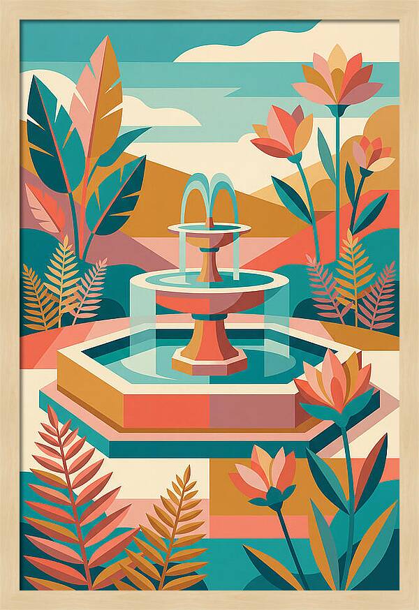 Tranquil Garden Fountain