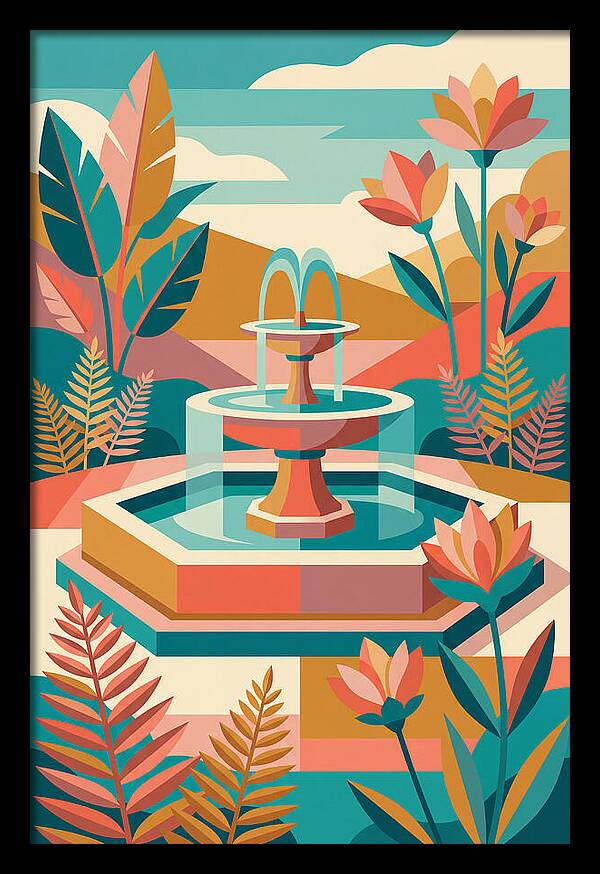Tranquil Garden Fountain