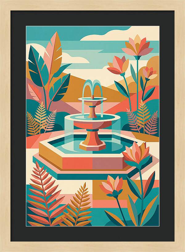 Tranquil Garden Fountain