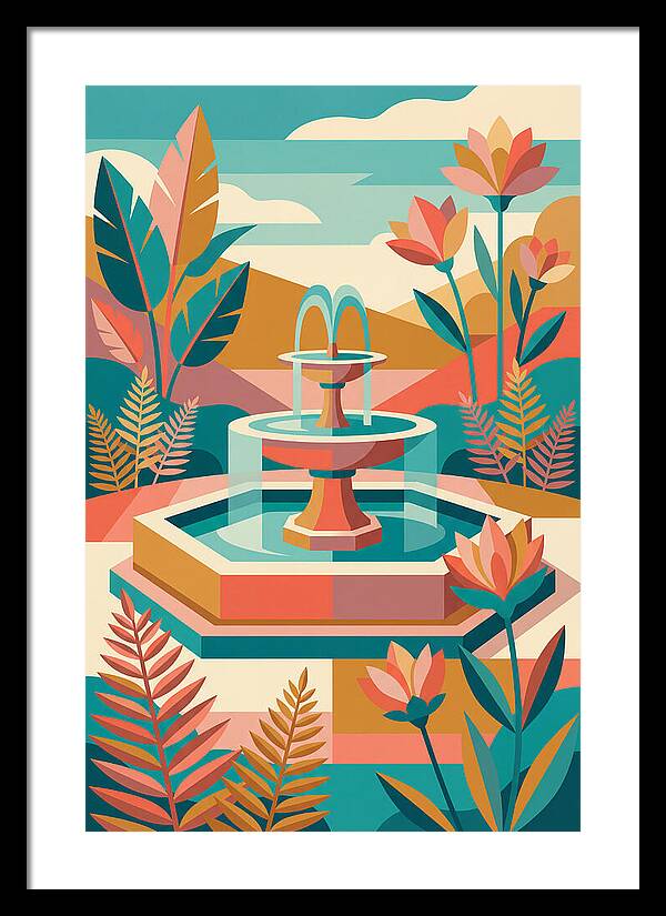 Tranquil Garden Fountain