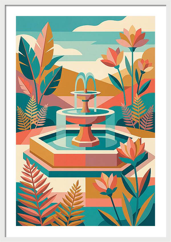 Tranquil Garden Fountain