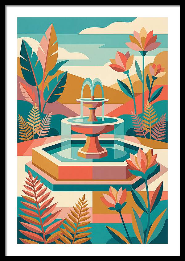 Tranquil Garden Fountain