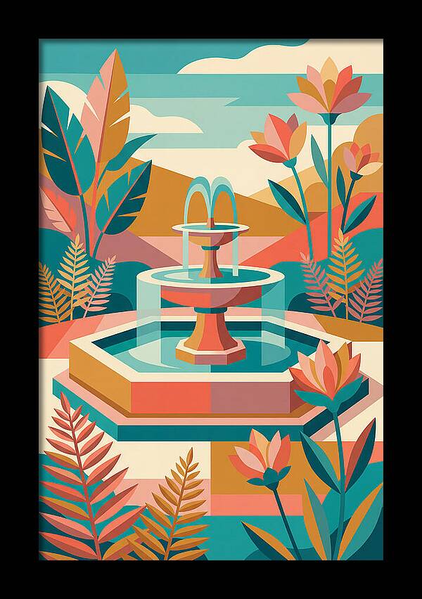 Tranquil Garden Fountain