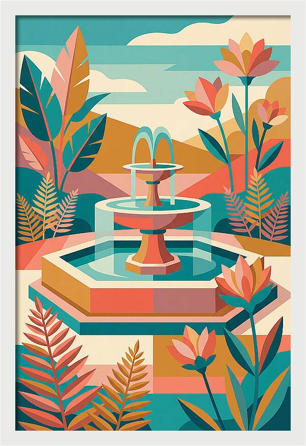 Tranquil Garden Fountain