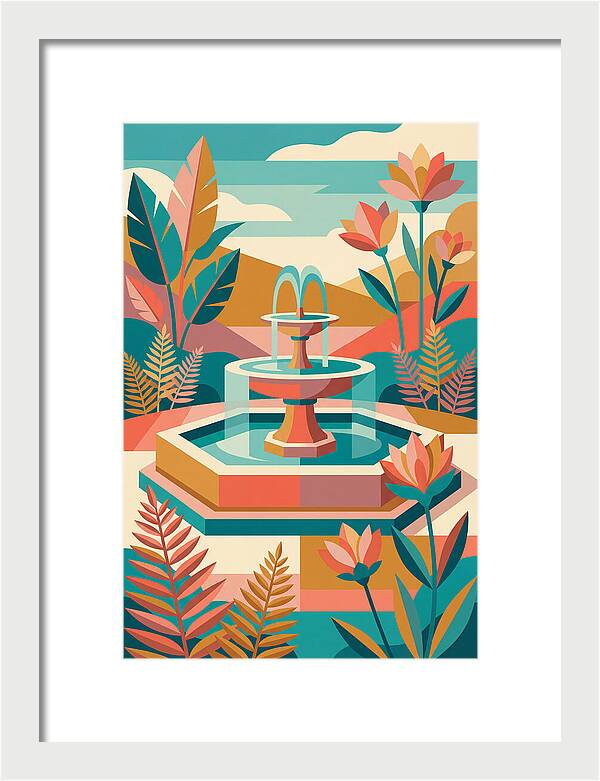 Tranquil Garden Fountain