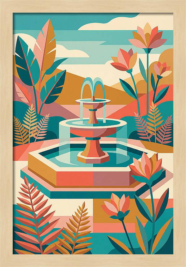 Tranquil Garden Fountain