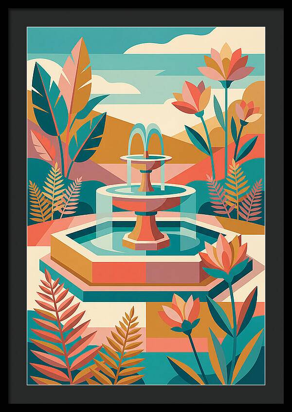 Tranquil Garden Fountain