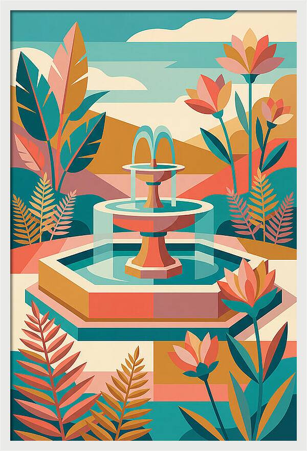 Tranquil Garden Fountain