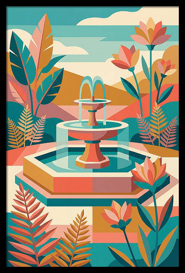 Tranquil Garden Fountain