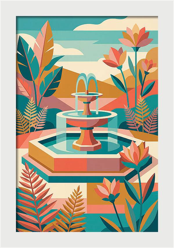 Tranquil Garden Fountain