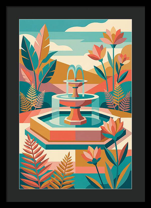 Tranquil Garden Fountain