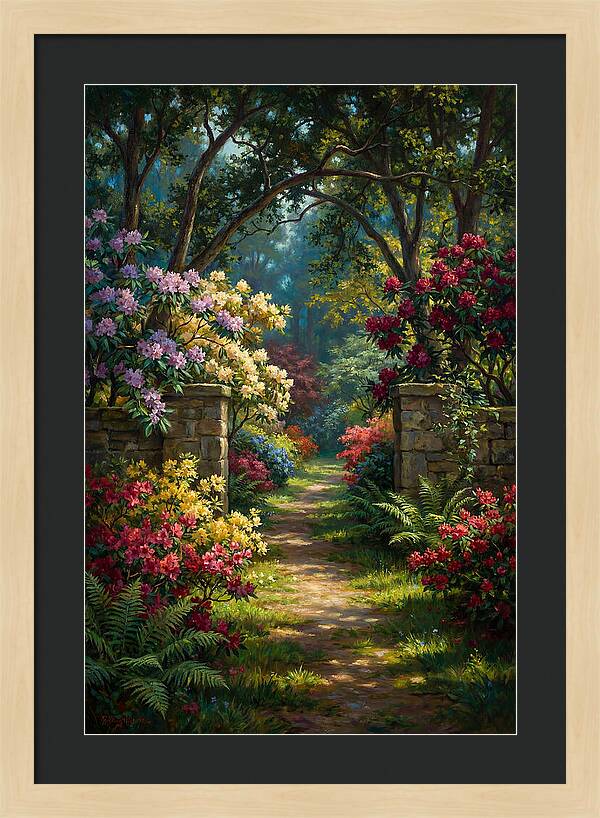 Tranquil Garden Pathway