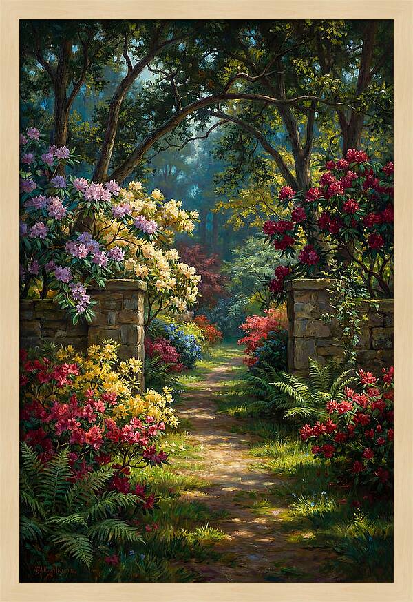 Tranquil Garden Pathway