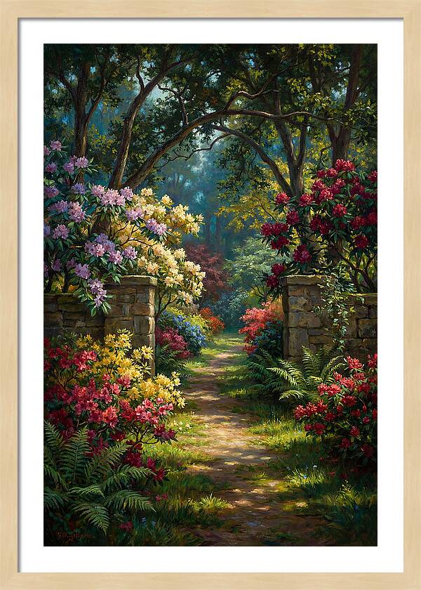 Tranquil Garden Pathway