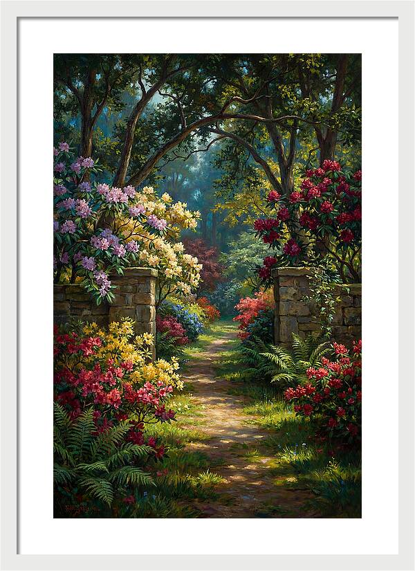 Tranquil Garden Pathway