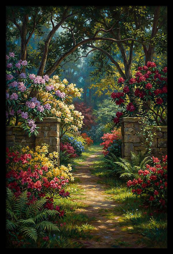 Tranquil Garden Pathway