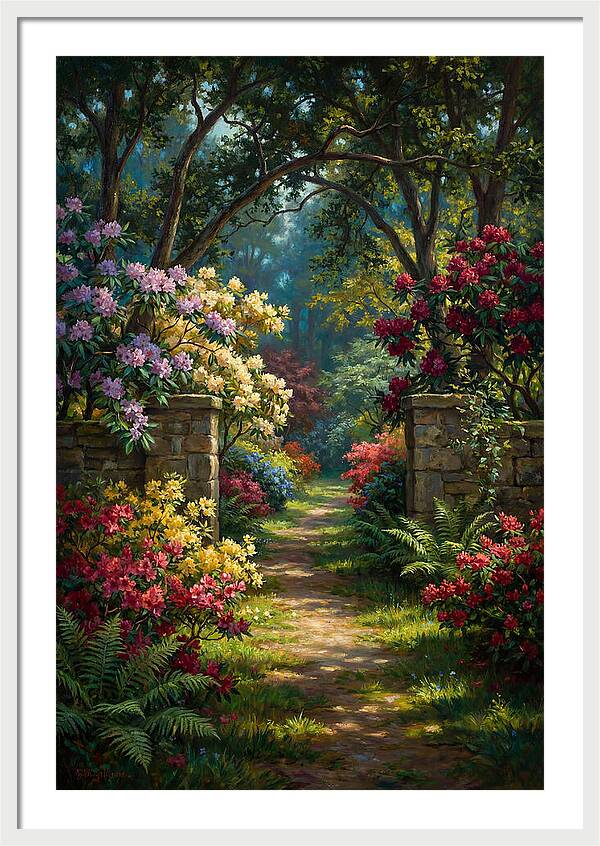 Tranquil Garden Pathway
