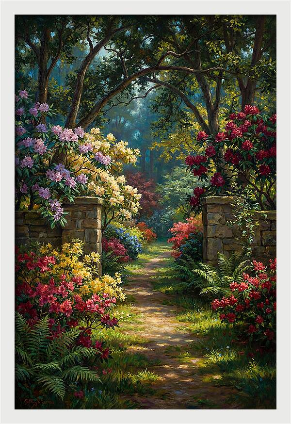 Tranquil Garden Pathway