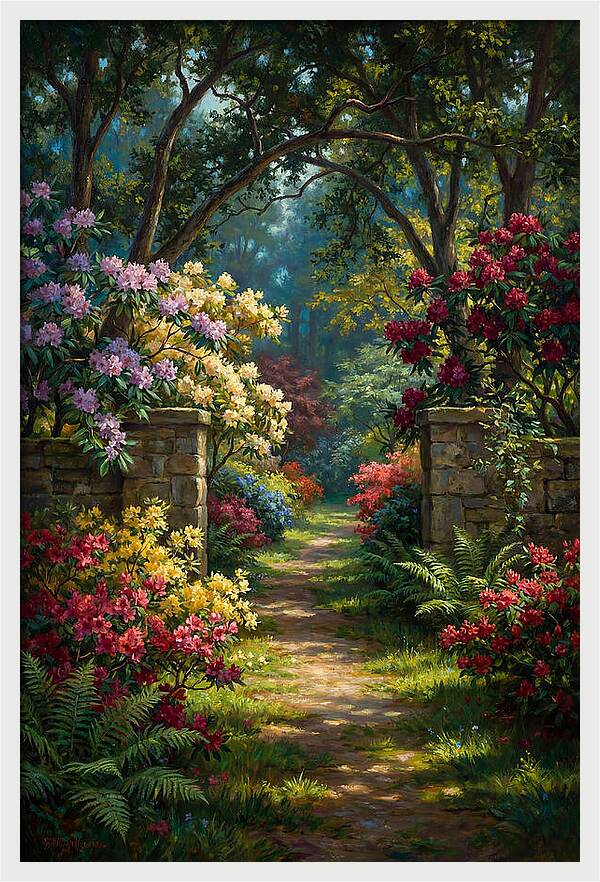 Tranquil Garden Pathway