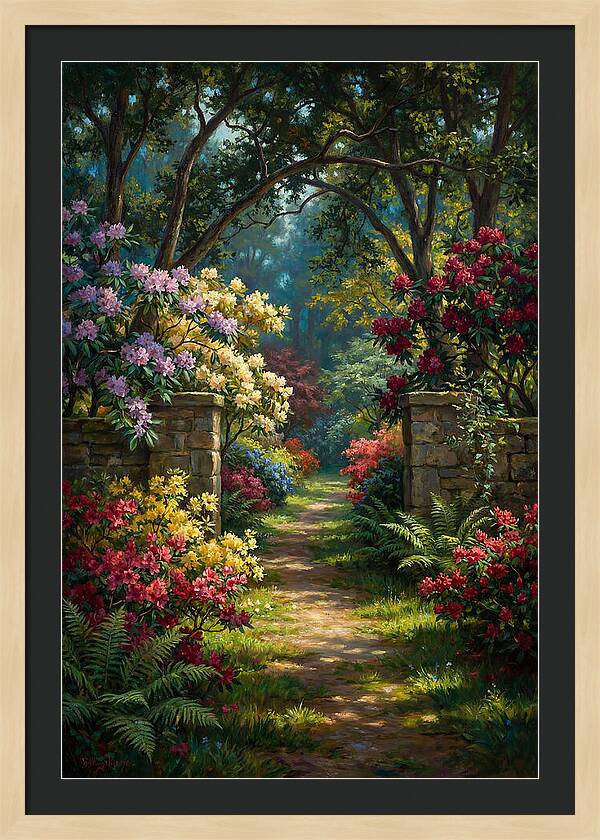 Tranquil Garden Pathway
