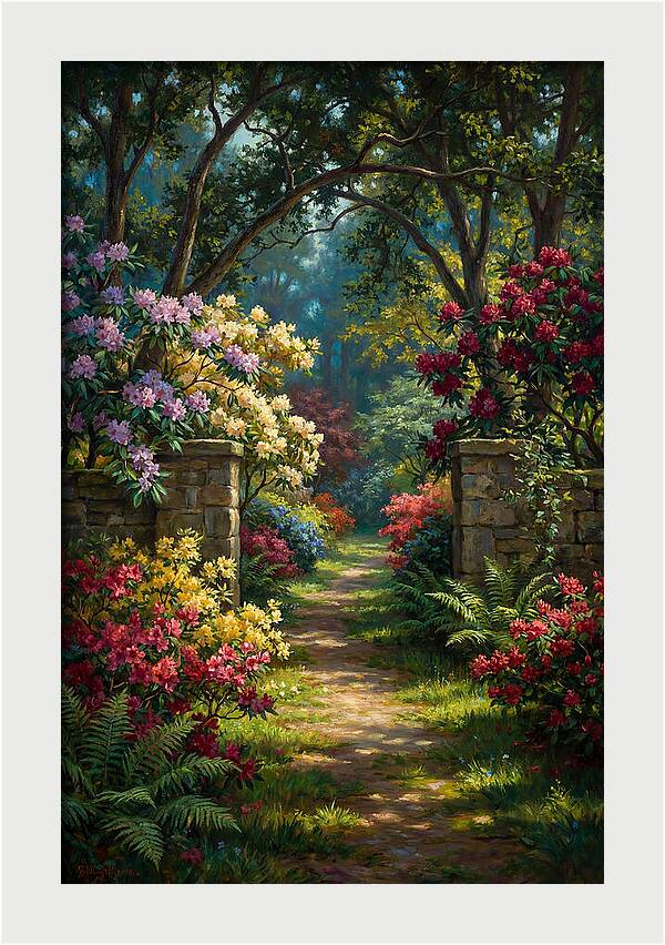 Tranquil Garden Pathway