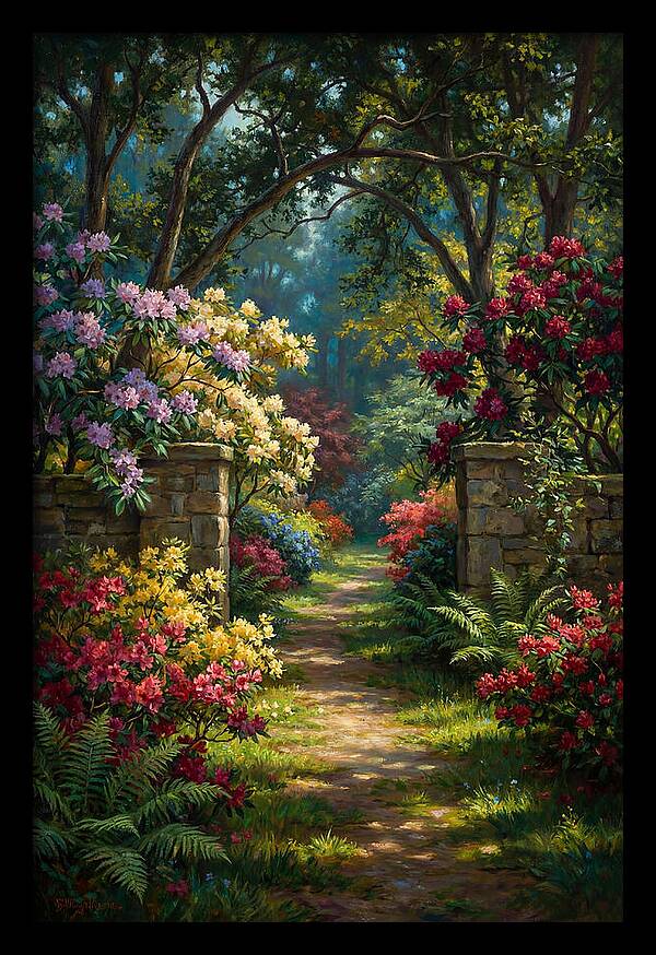 Tranquil Garden Pathway