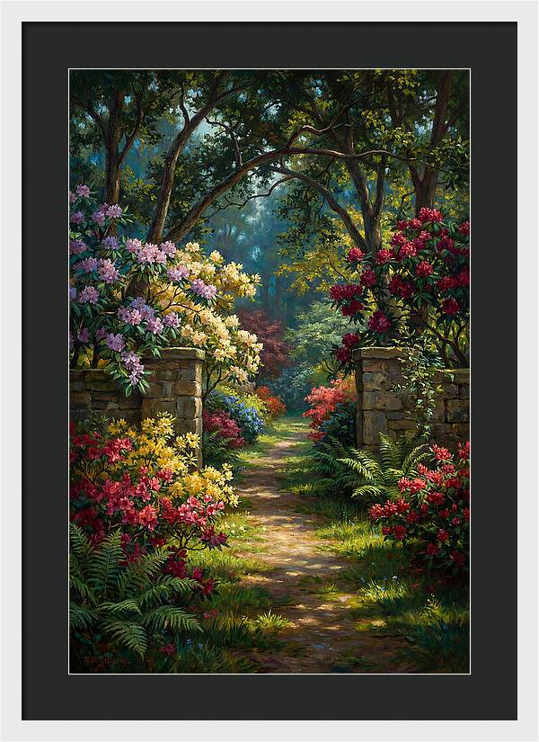 Tranquil Garden Pathway