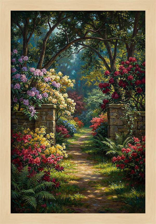 Tranquil Garden Pathway