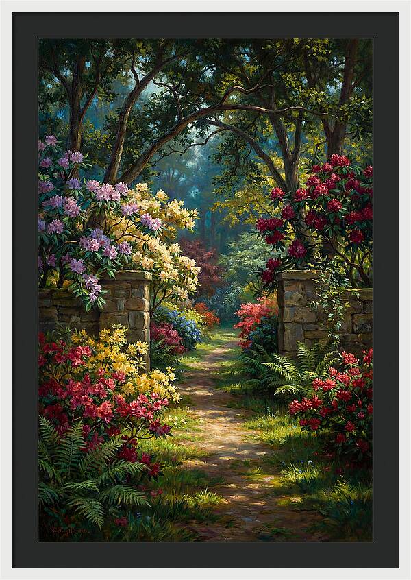 Tranquil Garden Pathway