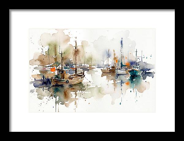 Tranquil Harbor Reflections