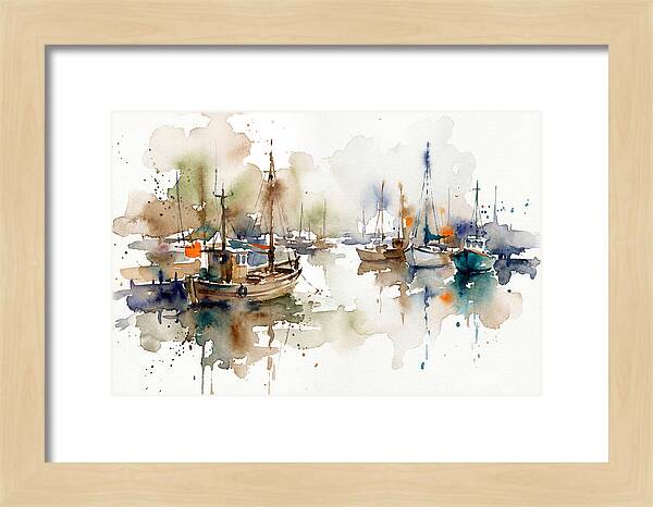 Tranquil Harbor Reflections