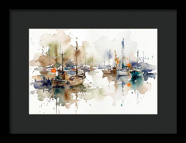 Tranquil Harbor Reflections