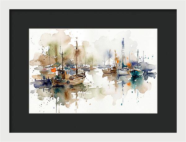 Tranquil Harbor Reflections