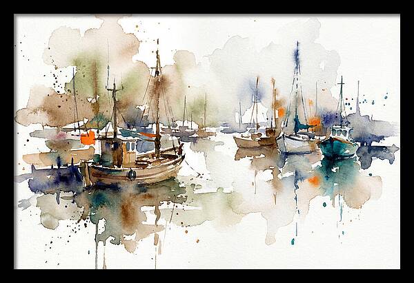 Tranquil Harbor Reflections