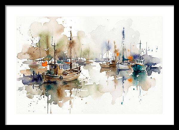 Tranquil Harbor Reflections