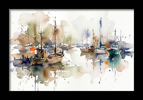Tranquil Harbor Reflections