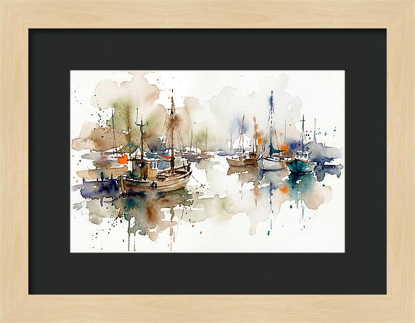 Tranquil Harbor Reflections