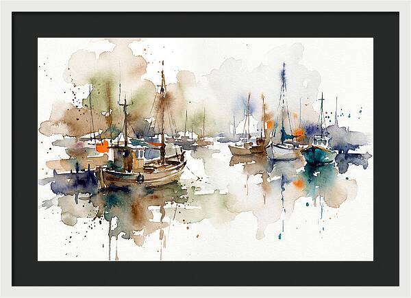 Tranquil Harbor Reflections