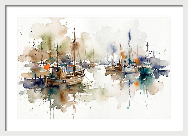 Tranquil Harbor Reflections