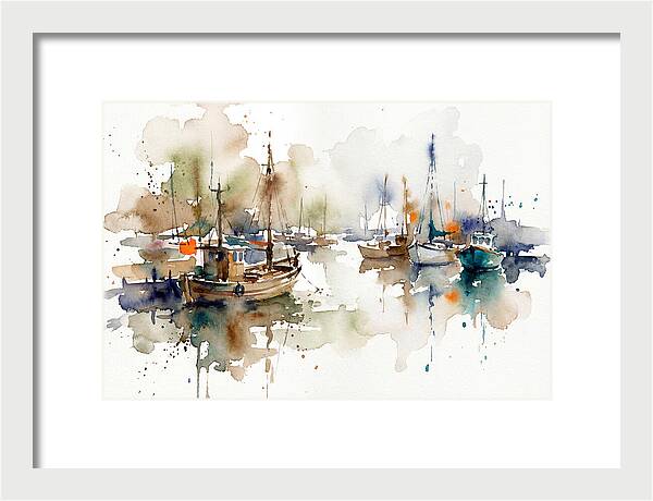 Tranquil Harbor Reflections