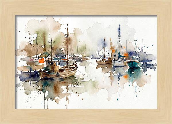 Tranquil Harbor Reflections