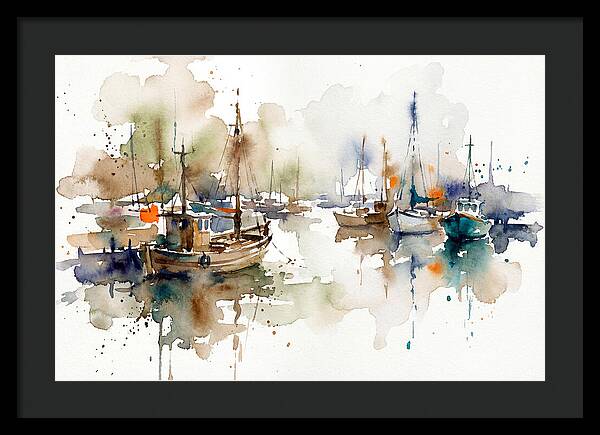Tranquil Harbor Reflections