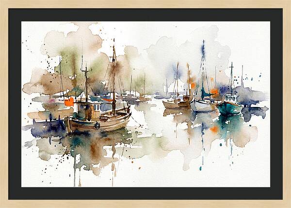 Tranquil Harbor Reflections